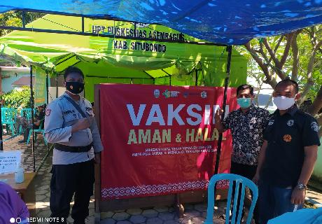 Vaksinasi Tahap Pertama MIN 2 Situbondo